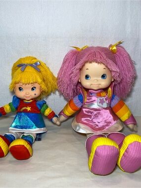 Rainbow Brite Tickled Pink Plush Doll Hallmark Anniversary Original RARE